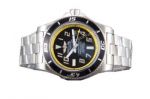Breitling Superocean Chronometre Abyss Watch Stainless Steel Yellow Inner